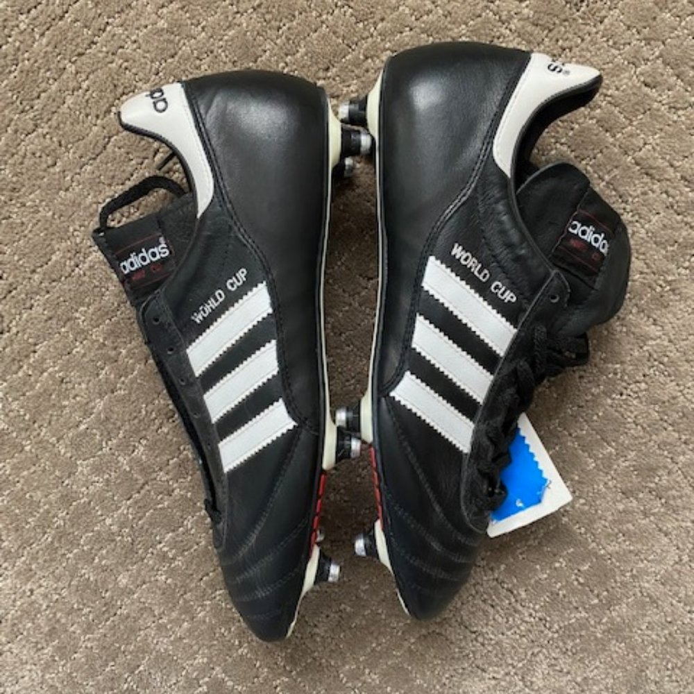Adidas World Cup SG soccer cleats - Size 10.5 - Black/White (Brand New W/ Tags)
